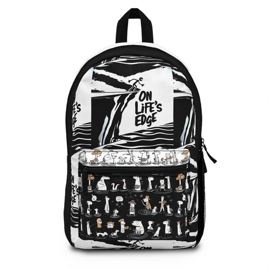 O.L.E B&W Multi Character Backpack